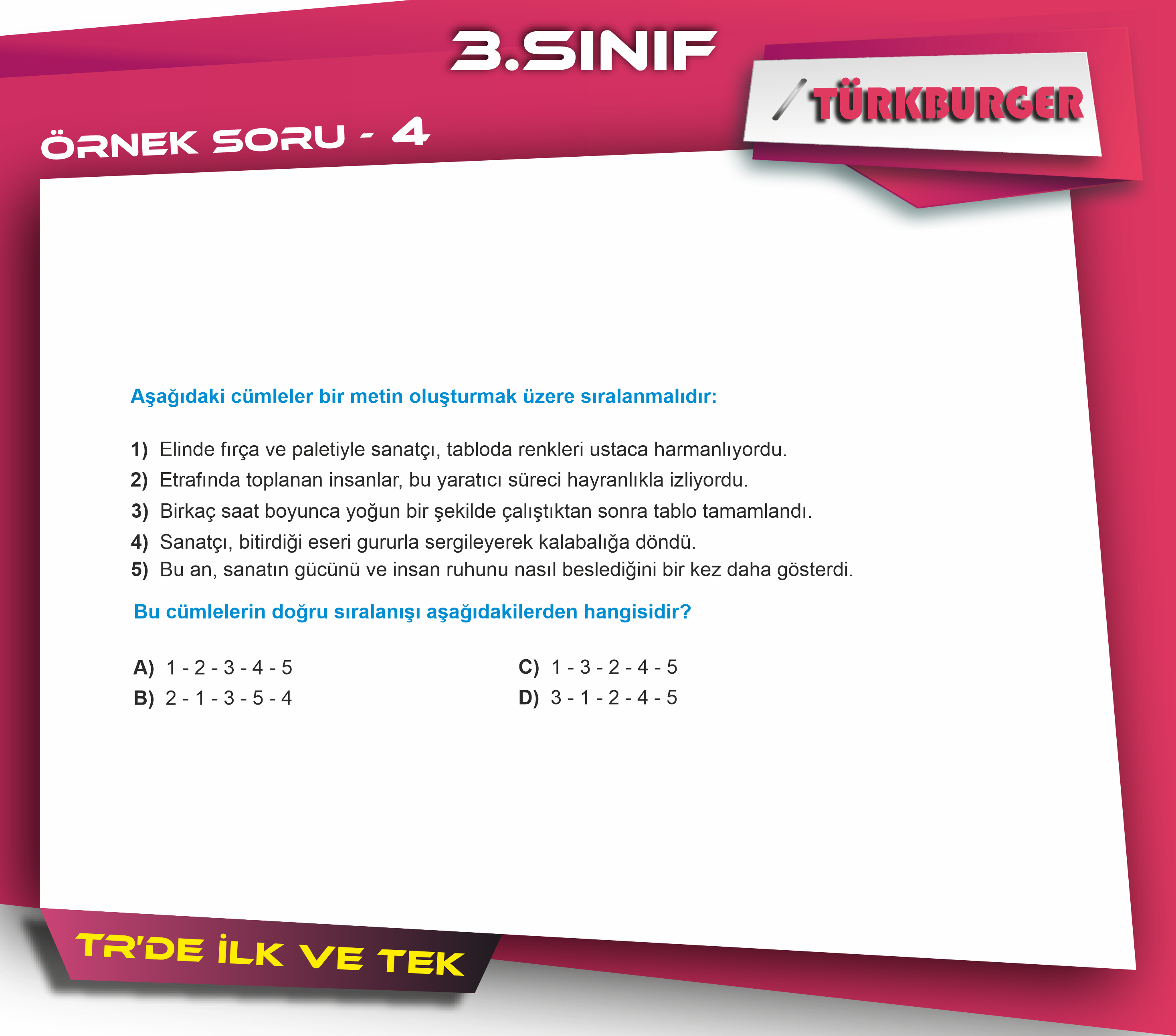 TürkBurger Örnek Sorular34