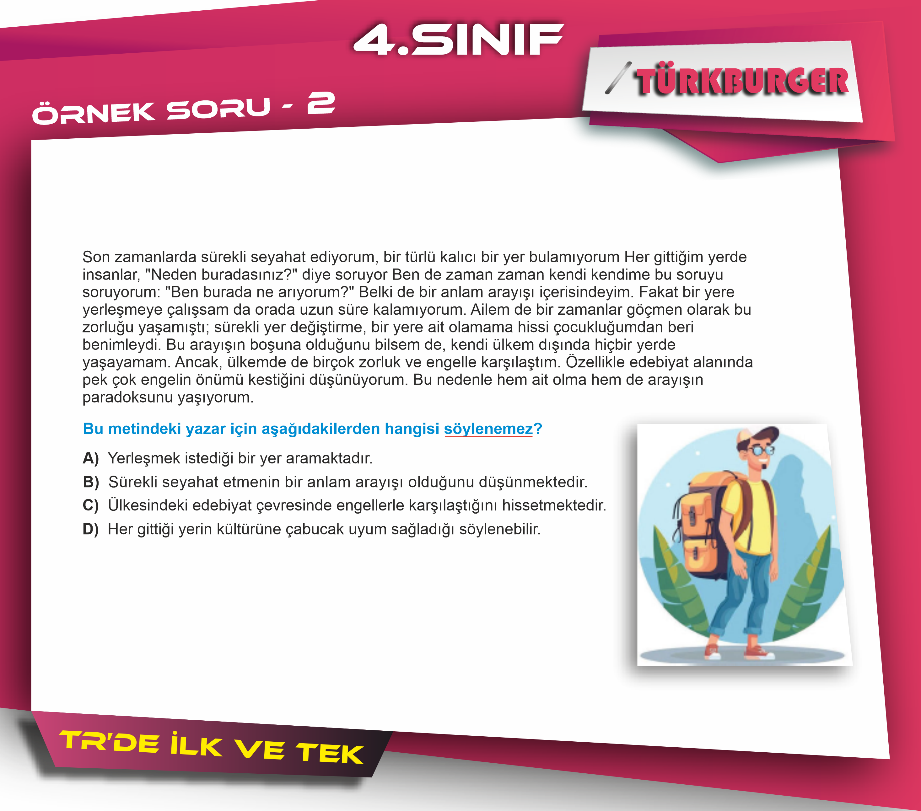 TürkBurger Örnek Sorular42