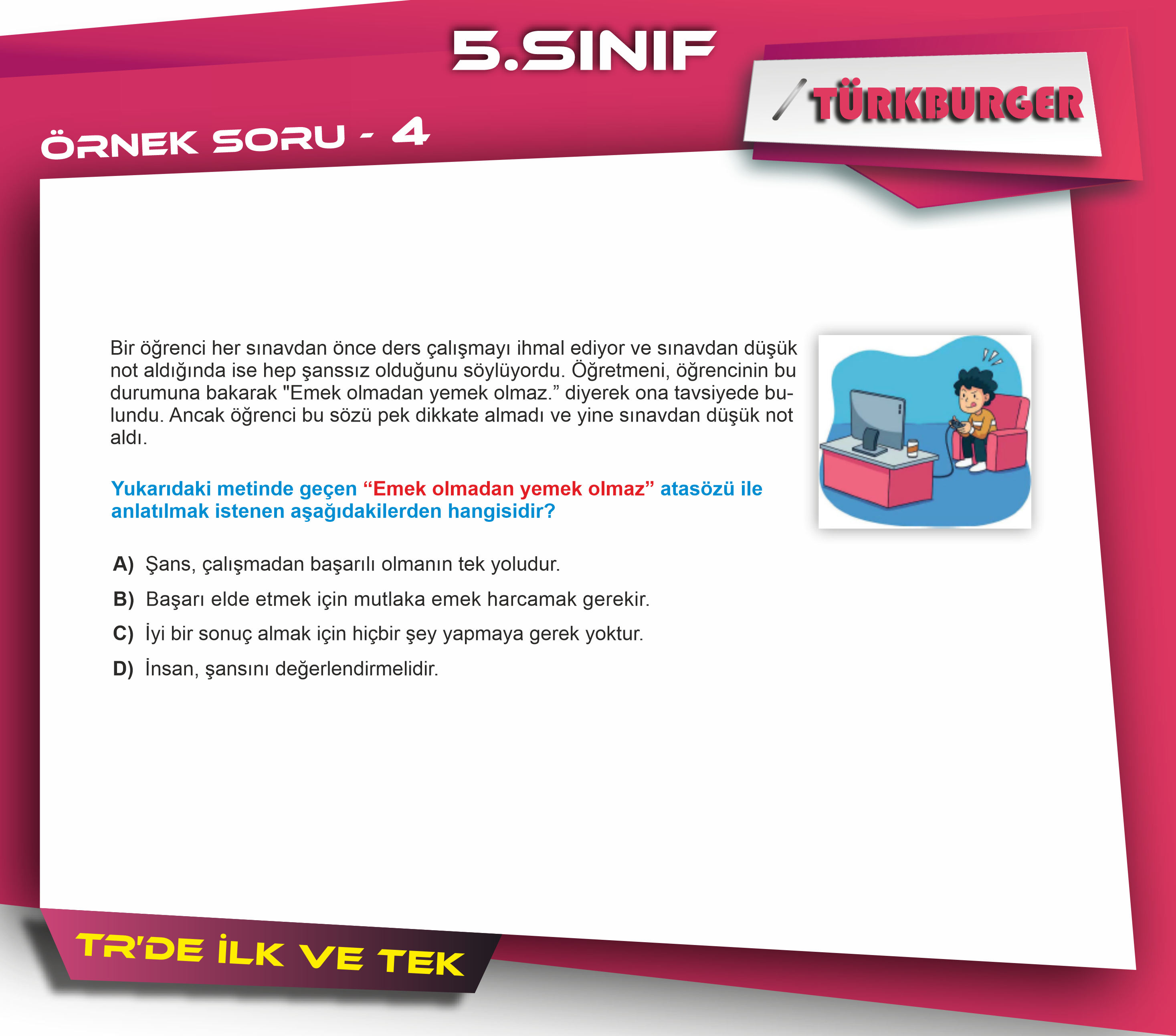 TürkBurger Örnek Sorular544444444