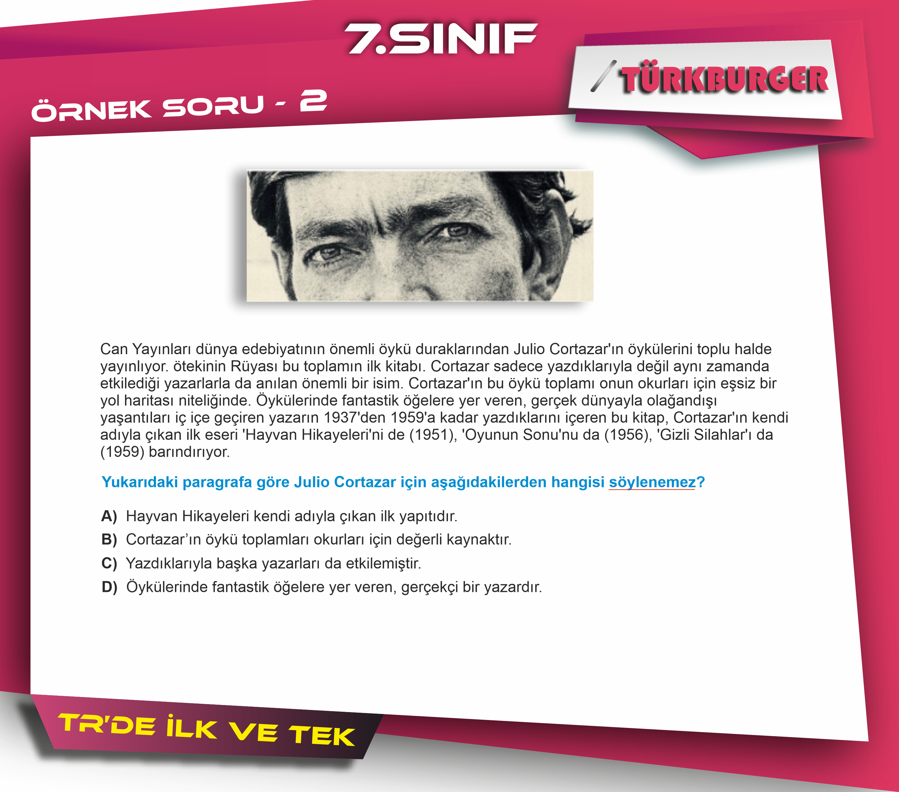 TürkBurger Örnek Sorular72